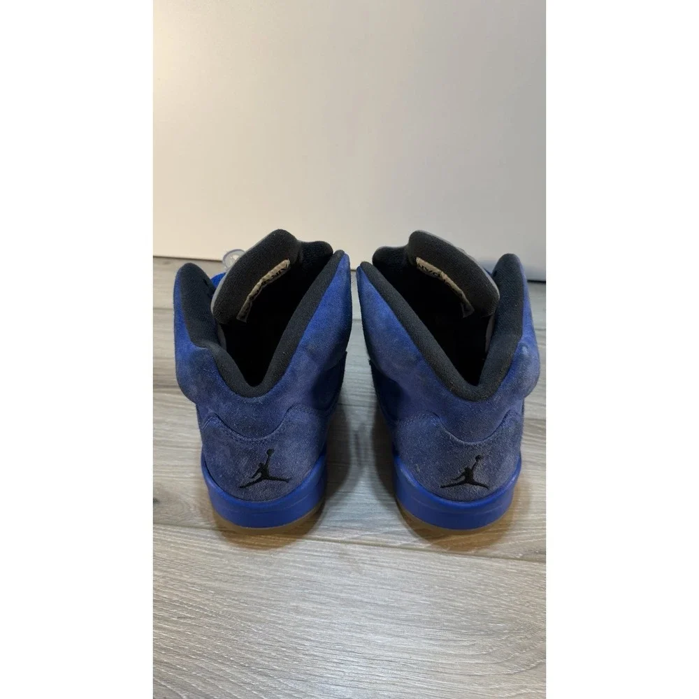 Air Jordan 5 Retro‎ Blue Suede 136027-401 Men's Size 10
